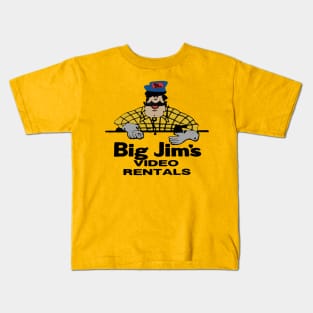 Big Jim's Video Rental - Limited Rental Store Collection T-Shirt Kids T-Shirt